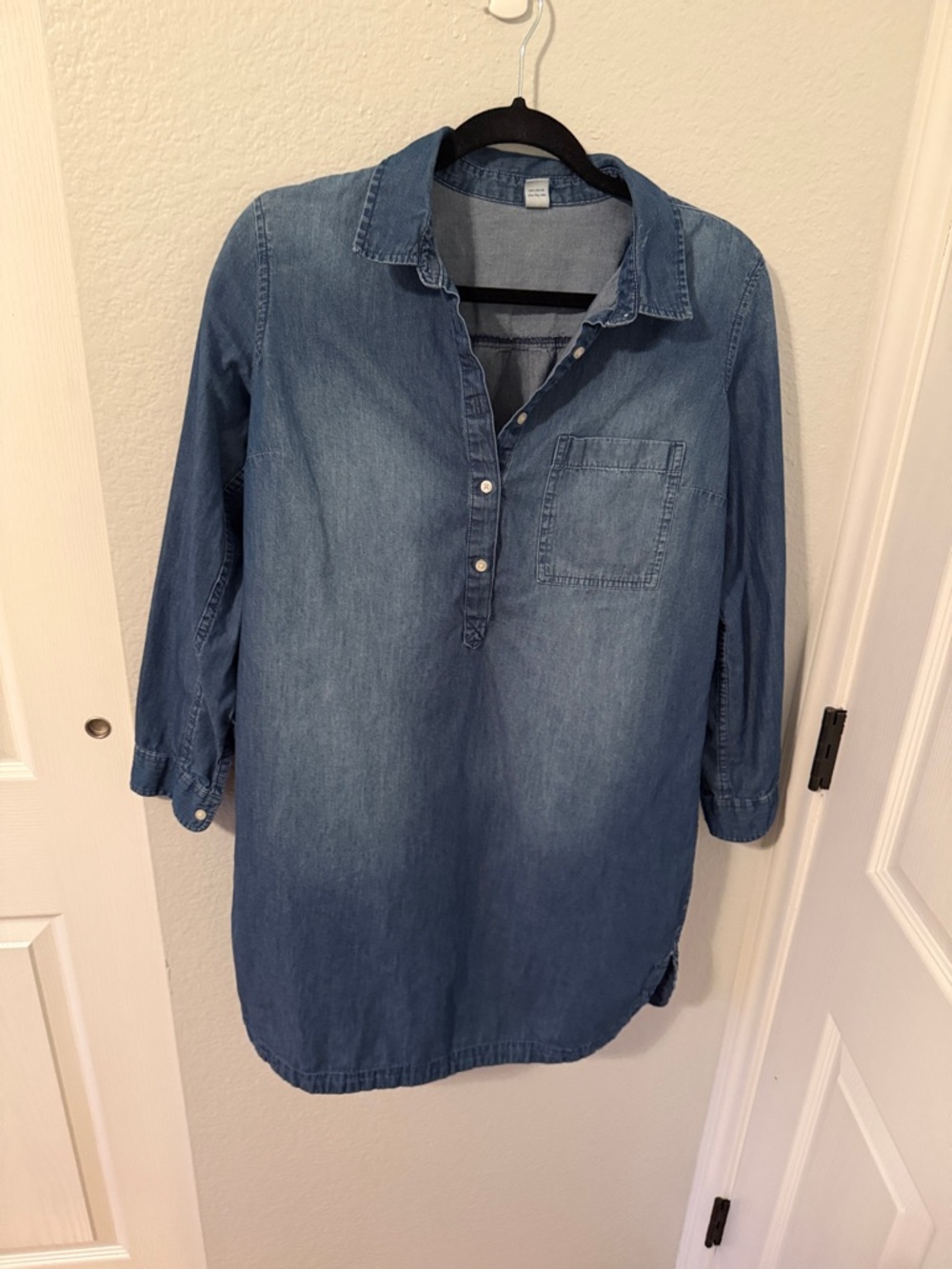 Old Navy Denim Tunic Dress Blue